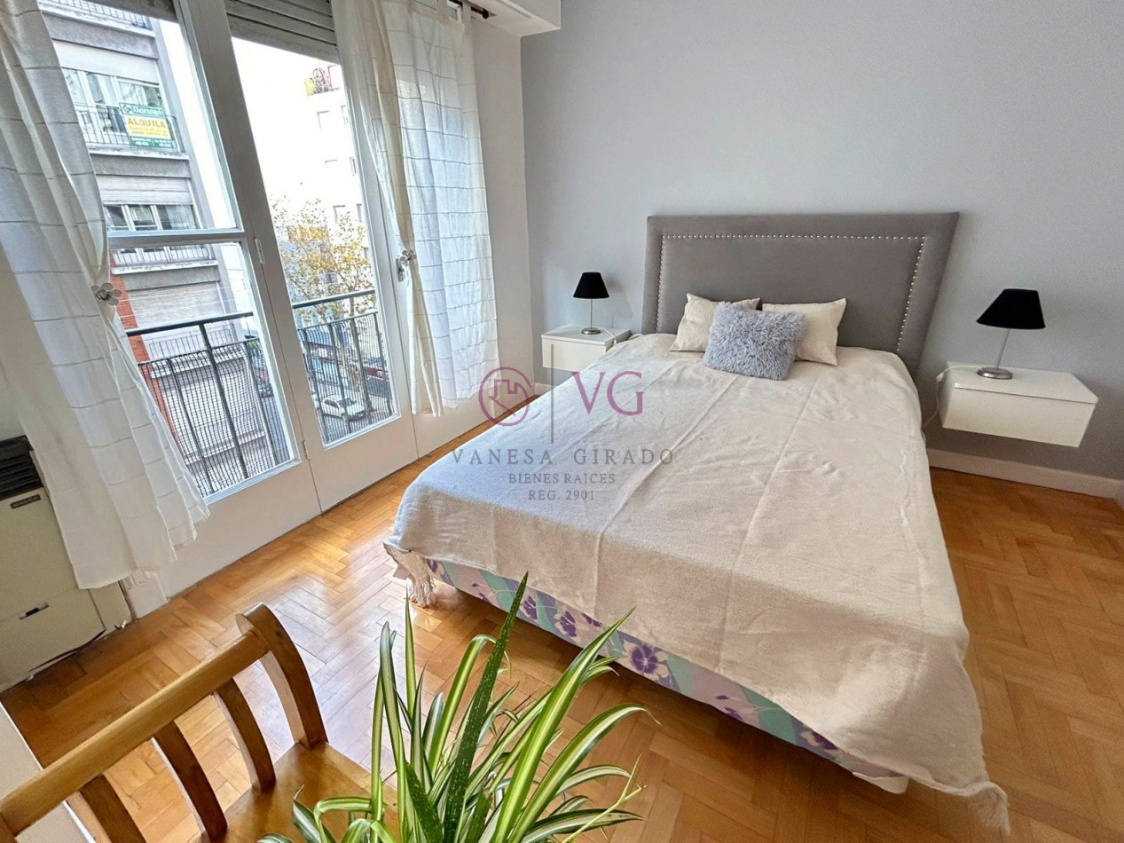 2 AMB.EXTERNO.BALCON FRANCES, AMOBLADO Y EQUIPADO.