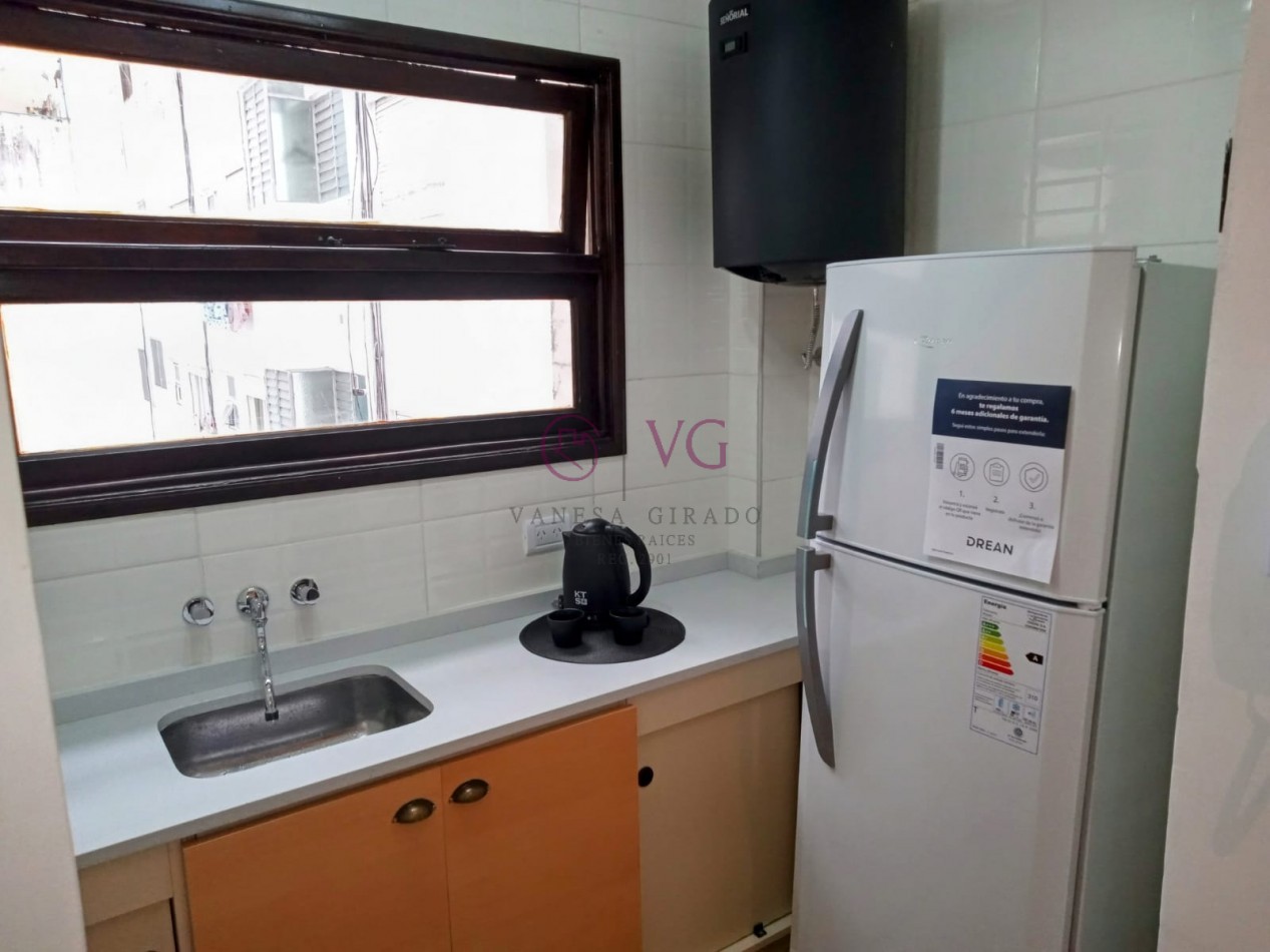 2 AMBIENTES EXTERNO.MODERNIZADO.COMPLETAMENTE AMOBLADO Y EQUIPADO.